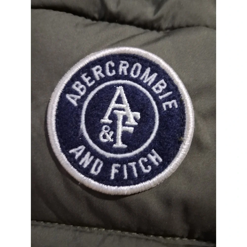 Y2k Abercrombie &‎ Fitch Women's size Large Puffer Streetwear Prep Academia Vest